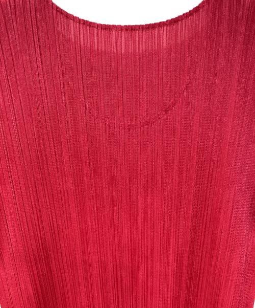 PLEATS PLEASE（プリーツプリーズ）PLEATS PLEASE (プリーツプリーズ) ノースリーブカットソー ピンク サイズ:3の古着・服飾アイテム