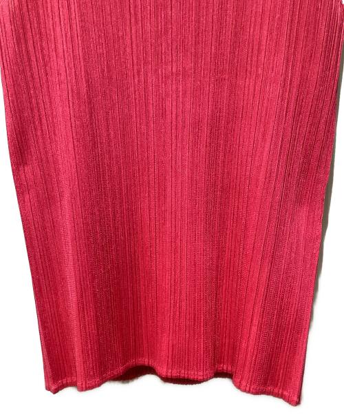 PLEATS PLEASE（プリーツプリーズ）PLEATS PLEASE (プリーツプリーズ) ノースリーブカットソー ピンク サイズ:3の古着・服飾アイテム