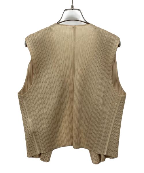 PLEATS PLEASE（プリーツプリーズ）PLEATS PLEASE (プリーツプリーズ) ベスト カーキ サイズ:３の古着・服飾アイテム