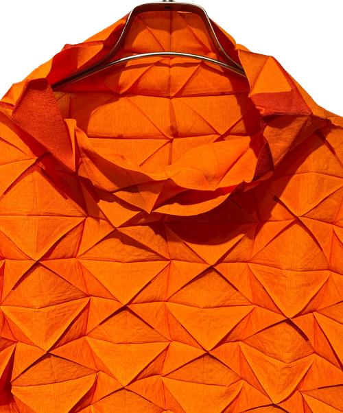 ISSEY MIYAKE（イッセイミヤケ）ISSEY MIYAKE (イッセイミヤケ) 折り紙ブラウス オレンジ サイズ:2の古着・服飾アイテム