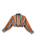 PRADA (プラダ) Cropped Stripe Blouse（クロップドストライプブラウス） オレンジ サイズ:36：30000円