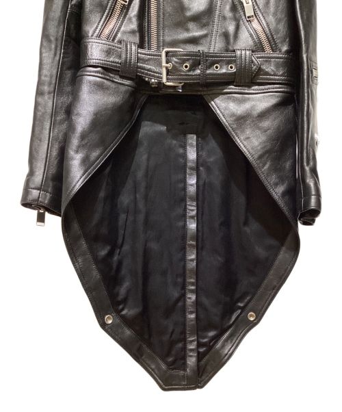 Saint Laurent Paris（サンローランパリ）Saint Laurent Paris (サンローランパリ) 燕尾ライダースジャケット ブラック サイズ:34の古着・服飾アイテム