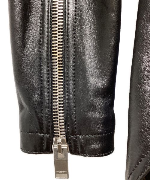 Saint Laurent Paris（サンローランパリ）Saint Laurent Paris (サンローランパリ) 燕尾ライダースジャケット ブラック サイズ:34の古着・服飾アイテム