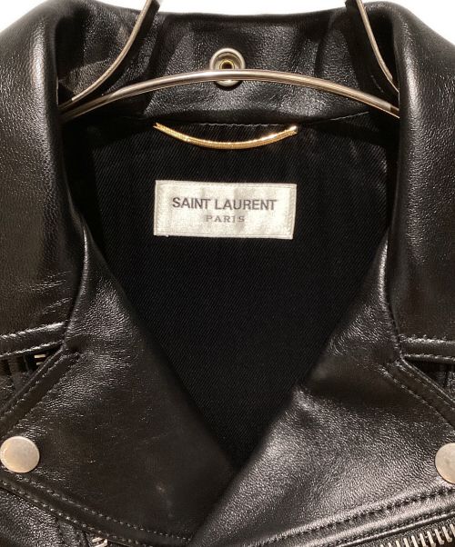 Saint Laurent Paris（サンローランパリ）Saint Laurent Paris (サンローランパリ) 燕尾ライダースジャケット ブラック サイズ:34の古着・服飾アイテム