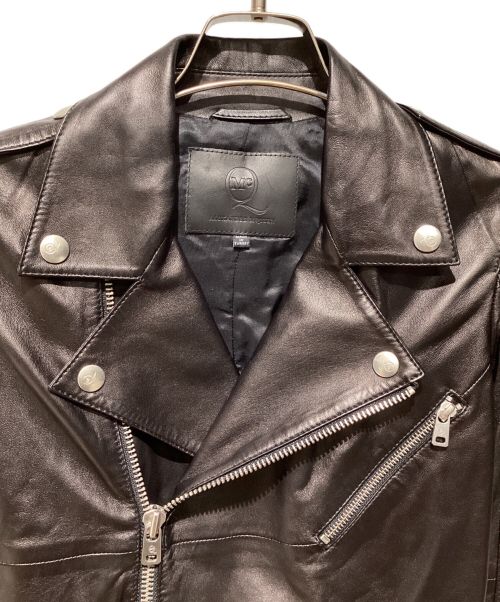 ALEXANDER McQUEEN（アレキサンダーマックイーン）ALEXANDER McQUEEN (アレキサンダーマックイーン) Leather jacket（レザージャケット） ブラック サイズ:36の古着・服飾アイテム