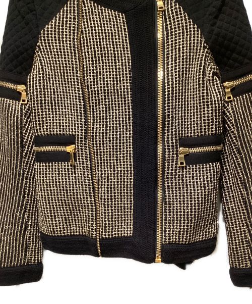 BALMAIN（バルマン）BALMAIN (バルマン) zip-up jacket（ジップアップジャケット） ブラック サイズ:36の古着・服飾アイテム