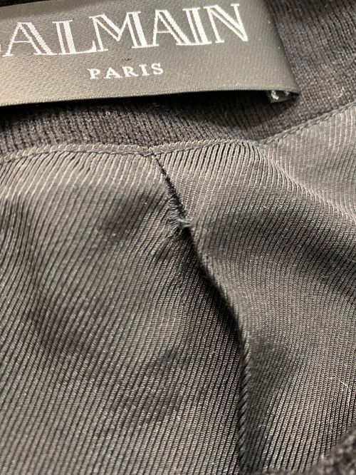 BALMAIN（バルマン）BALMAIN (バルマン) zip-up jacket（ジップアップジャケット） ブラック サイズ:36の古着・服飾アイテム
