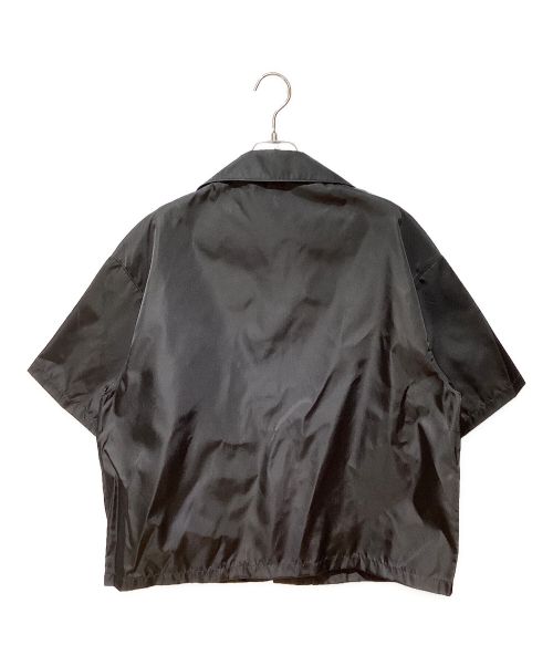 PRADA（プラダ）PRADA (プラダ) 24SS Re-Nylon short sleeve shirt（リナイロン半袖シャツ） ブラック サイズ:XSの古着・服飾アイテム