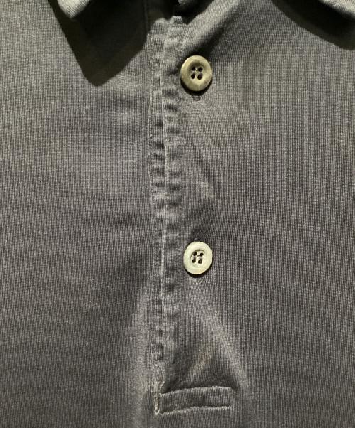 PRADA（プラダ）PRADA (プラダ) トライアングルパッチポロシャツ ネイビー サイズ:Ｌの古着・服飾アイテム