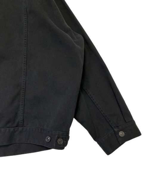 BALENCIAGA（バレンシアガ）BALENCIAGA (バレンシアガ) ダメージ加工デニムジャケット ブラック サイズ:2の古着・服飾アイテム