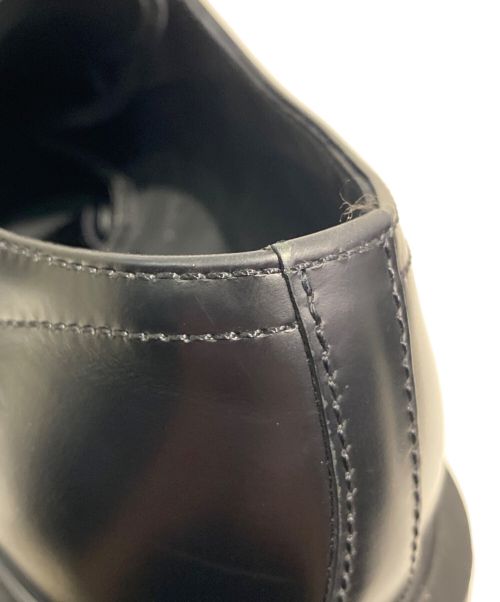 PRADA（プラダ）PRADA (プラダ) ブラッシュドレザーダービーシューズ ブラック サイズ:8の古着・服飾アイテム