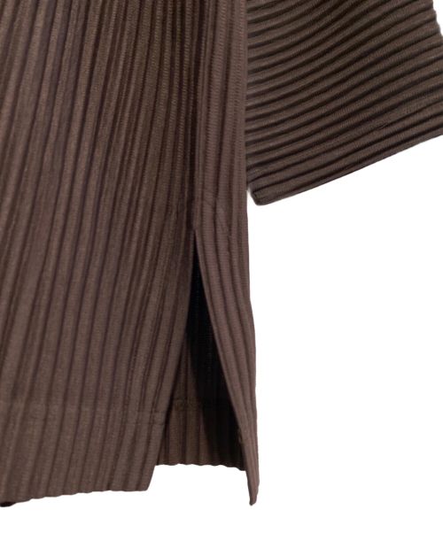 HOMME PLISSE ISSEY MIYAKE（オム プリッセ イッセイ ミヤケ）HOMME PLISSE ISSEY MIYAKE (オムプリッセ イッセイ ミヤケ) MONTHLY COLOR JUNE ブラウン サイズ:1の古着・服飾アイテム