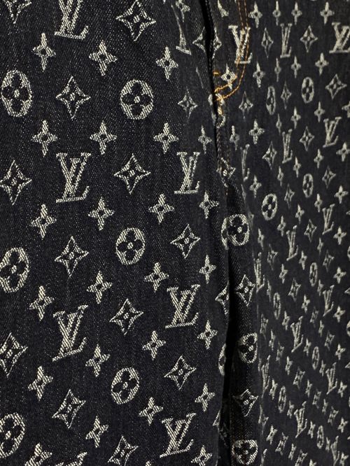 LOUIS VUITTON（ルイ ヴィトン）LOUIS VUITTON (ルイ ヴィトン) モノグラムデニムパンツ インディゴ サイズ:28の古着・服飾アイテム