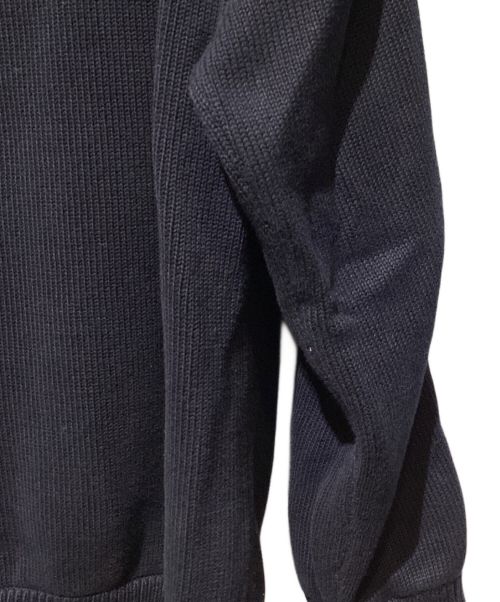 Dior（ディオール）Dior (ディオール) Oblique Crew Neck Knit（オブリーククルーネックニット） ネイビー サイズ:Mの古着・服飾アイテム