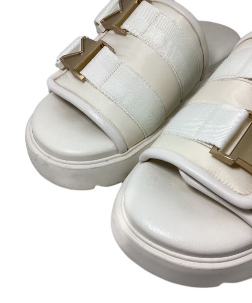 BOTTEGA VENETA（ボッテガベネタ）BOTTEGA VENETA (ボッテガベネタ) FLASH SANDAL（フラッシュサンダル） ホワイト サイズ:40の古着・服飾アイテム