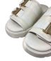 中古・古着 BOTTEGA VENETA (ボッテガベネタ) FLASH SANDAL（フラッシュサンダル） ホワイト サイズ:40：42000円