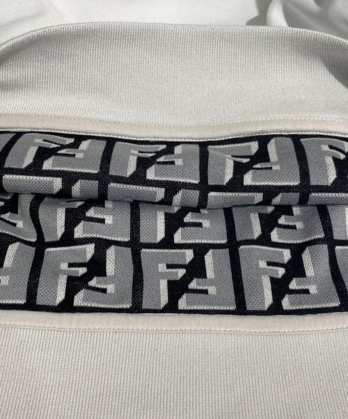 FENDI（フェンディ）FENDI (フェンディ) ロゴスリーブスウェット グレー サイズ:Lの古着・服飾アイテム