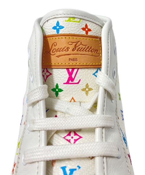 LOUIS VUITTON（ルイ ヴィトン）LOUIS VUITTON (ルイ ヴィトン) モノグラムマルチカラー ハイカットスニーカー ホワイト サイズ:37の古着・服飾アイテム