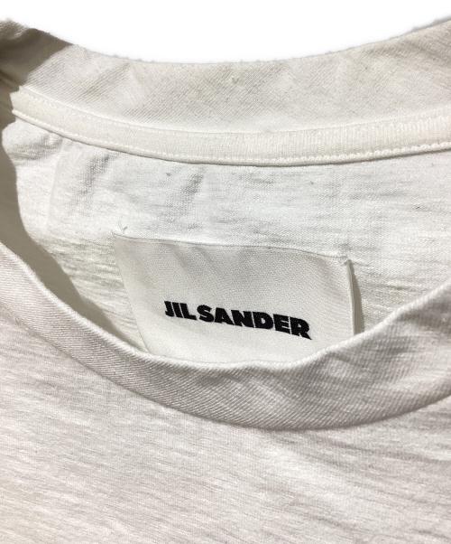 JIL SANDER（ジルサンダー）JIL SANDER (ジルサンダー) Crew neck short sleeves（クルーネック半袖Tシャツ） ホワイト サイズ:Mの古着・服飾アイテム