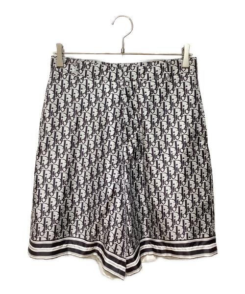 Dior（ディオール）Dior (ディオール) 20SS OBLIQUE PIXEL BERMUDA SHORTS / オブリーク シルクハーフパンツ グレー サイズ:44の古着・服飾アイテム
