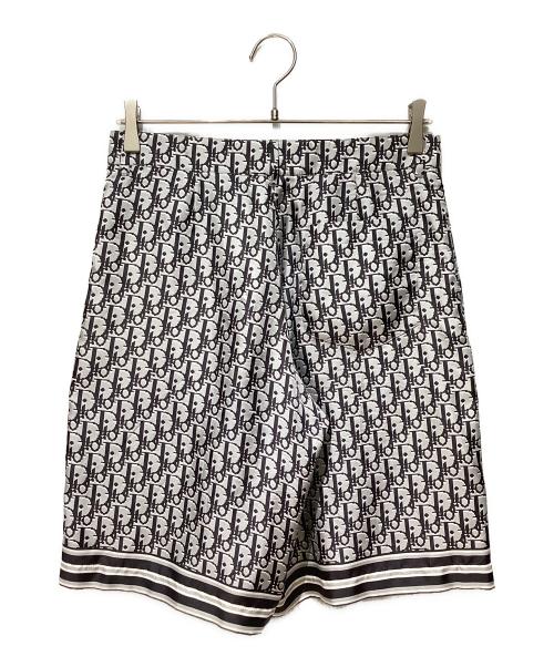 Dior（ディオール）Dior (ディオール) 20SS OBLIQUE PIXEL BERMUDA SHORTS / オブリーク シルクハーフパンツ グレー サイズ:44の古着・服飾アイテム