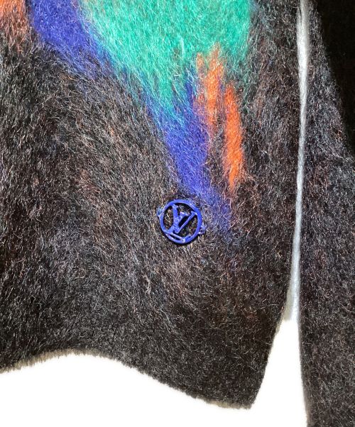 LOUIS VUITTON（ルイ ヴィトン）LOUIS VUITTON (ルイ ヴィトン) バタフライモチーフ モヘア混 ニットセーター ブラック サイズ:Mの古着・服飾アイテム