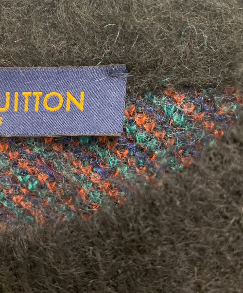 LOUIS VUITTON（ルイ ヴィトン）LOUIS VUITTON (ルイ ヴィトン) バタフライモチーフ モヘア混 ニットセーター ブラック サイズ:Mの古着・服飾アイテム