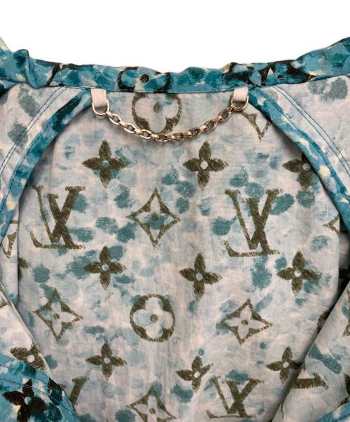LOUIS VUITTON（ルイ ヴィトン）LOUIS VUITTON (ルイ ヴィトン) モノグラムプリンテッドウインドブレーカージャケット ブルー サイズ:52の古着・服飾アイテム