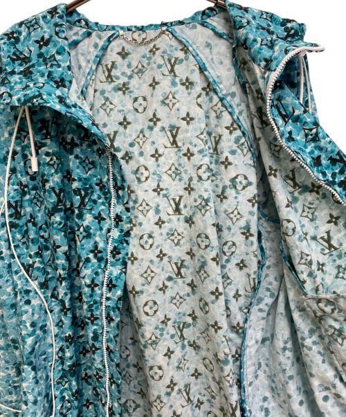 LOUIS VUITTON（ルイ ヴィトン）LOUIS VUITTON (ルイ ヴィトン) モノグラムプリンテッドウインドブレーカージャケット ブルー サイズ:52の古着・服飾アイテム