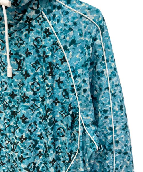 LOUIS VUITTON（ルイ ヴィトン）LOUIS VUITTON (ルイ ヴィトン) モノグラムプリンテッドウインドブレーカージャケット ブルー サイズ:52の古着・服飾アイテム