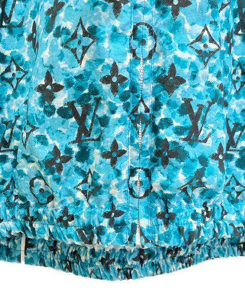 LOUIS VUITTON（ルイ ヴィトン）LOUIS VUITTON (ルイ ヴィトン) モノグラムプリンテッドウインドブレーカージャケット ブルー サイズ:52の古着・服飾アイテム