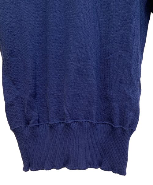 Maison Margiela（メゾンマルジェラ）Maison Margiela (メゾンマルジェラ) Ribbed Hem T-Shirt（半袖ニットTシャツ） ブルー サイズ:Mの古着・服飾アイテム