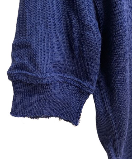 Maison Margiela（メゾンマルジェラ）Maison Margiela (メゾンマルジェラ) Ribbed Hem T-Shirt（半袖ニットTシャツ） ブルー サイズ:Mの古着・服飾アイテム