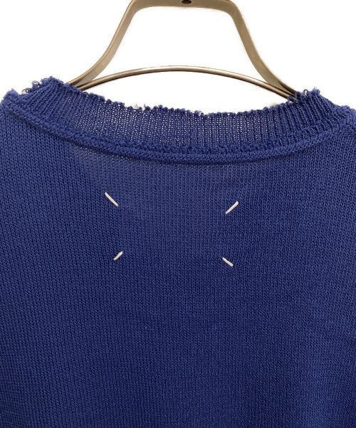 Maison Margiela（メゾンマルジェラ）Maison Margiela (メゾンマルジェラ) Ribbed Hem T-Shirt（半袖ニットTシャツ） ブルー サイズ:Mの古着・服飾アイテム