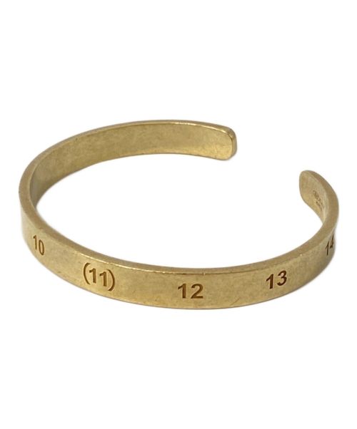 Maison Margiela（メゾンマルジェラ）Maison Margiela (メゾンマルジェラ) シルバーバングル ゴールドの古着・服飾アイテム