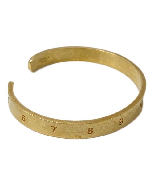 Maison Margiela（メゾンマルジェラ）Maison Margiela (メゾンマルジェラ) シルバーバングル ゴールドの古着・服飾アイテム