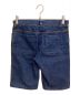 CHANEL (シャネル) Silver stitch design half denim pants（シルバーステッチデザインハーフデニムパンツ） ブルー サイズ:36：35000円