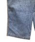 中古・古着 CHANEL (シャネル) Silver stitch design half denim pants（シルバーステッチデザインハーフデニムパンツ） ブルー サイズ:36：35000円