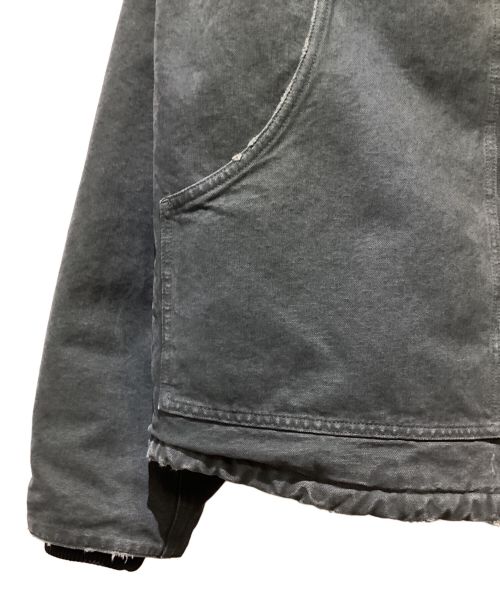 PRADA（プラダ）PRADA (プラダ) Canvas Tracker Jacket（キャンバストラッカージャケット） グレー サイズ:Lの古着・服飾アイテム
