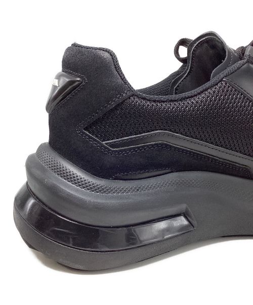 PRADA（プラダ）PRADA (プラダ) system sneaker（システムスニーカー） ブラック サイズ:8の古着・服飾アイテム