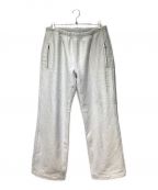 ALEXANDER WANGアレキサンダー・ワン）の古着「Logo Embossed Straight Track Pants（ロゴエンボスストレートトラックパンツ）」｜ライトグレー
