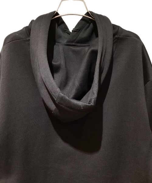 PRADA（プラダ）PRADA (プラダ) 23SS Technical Cotton Hoodie（テクニカルコットンフーディー） ブラック サイズ:Lの古着・服飾アイテム