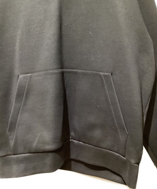 PRADA（プラダ）PRADA (プラダ) 23SS Technical Cotton Hoodie（テクニカルコットンフーディー） ブラック サイズ:Lの古着・服飾アイテム