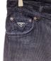 中古・古着 PRADA (プラダ) 24AW Corduroy baggy jeans（コーデュロイ バギージーンズ） ネイビー サイズ:S：100000円