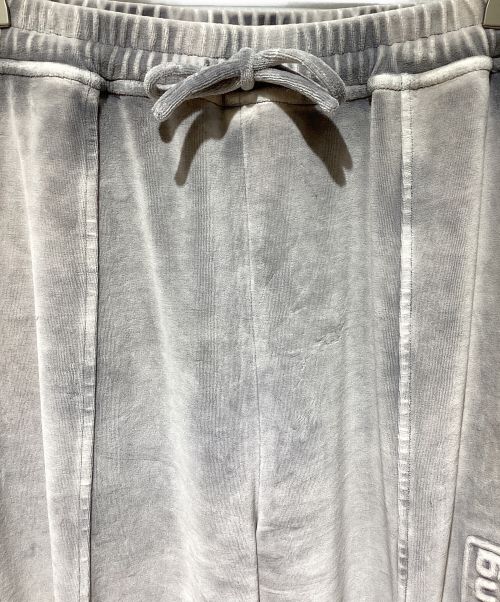 ALEXANDER WANG（アレキサンダー・ワン）ALEXANDER WANG (アレキサンダーワン) Velor track pants（ベロアトラックパンツ） グレー サイズ:Mの古着・服飾アイテム