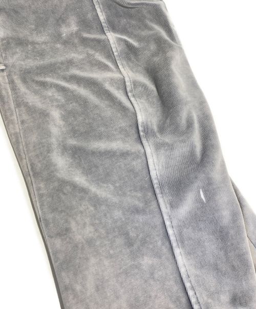 ALEXANDER WANG（アレキサンダー・ワン）ALEXANDER WANG (アレキサンダーワン) Velor track pants（ベロアトラックパンツ） グレー サイズ:Mの古着・服飾アイテム
