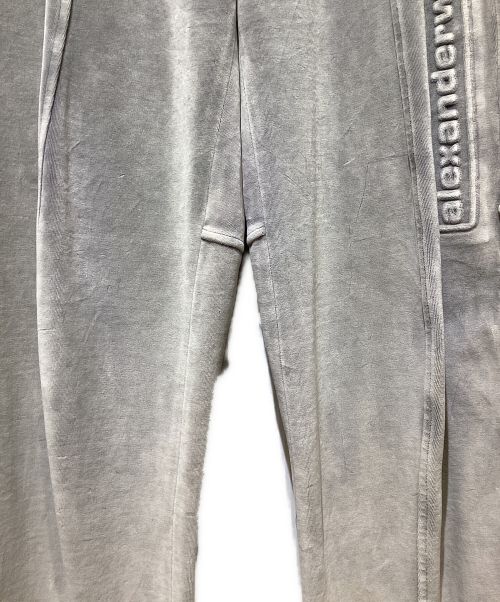 ALEXANDER WANG（アレキサンダー・ワン）ALEXANDER WANG (アレキサンダーワン) Velor track pants（ベロアトラックパンツ） グレー サイズ:Mの古着・服飾アイテム