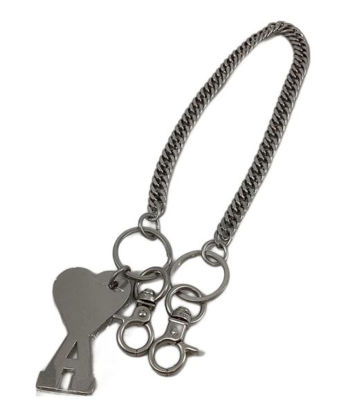 AMI PARIS（アミ パリス）AMI PARIS (アミ パリ) ロゴチャーム付ウォレットチェーン グリーン サイズ:表記なし 未使用品の古着・服飾アイテム