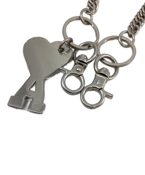 AMI PARIS（アミ パリス）AMI PARIS (アミ パリ) ロゴチャーム付ウォレットチェーン グリーン サイズ:表記なし 未使用品の古着・服飾アイテム