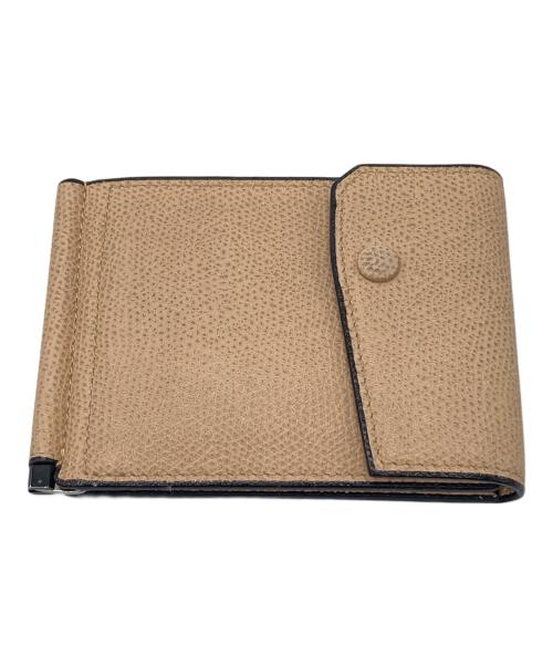 Valextra（ヴァレクストラ）Valextra (ヴァレクストラ) マネークリップ ベージュの古着・服飾アイテム